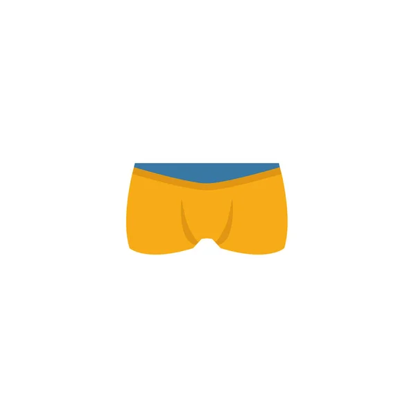Underpants icon. Simple flat element from clothes collection. Creative underpants icon for templates, software and apps — Stock Vector