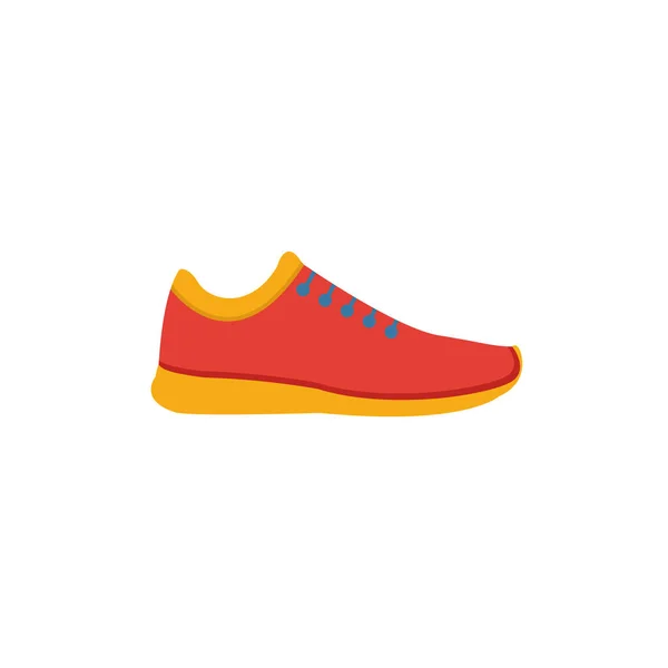 Icono de zapatos. Elemento plano simple de la colección de ropa. Icono de zapatos creativos para plantillas, software y aplicaciones — Vector de stock