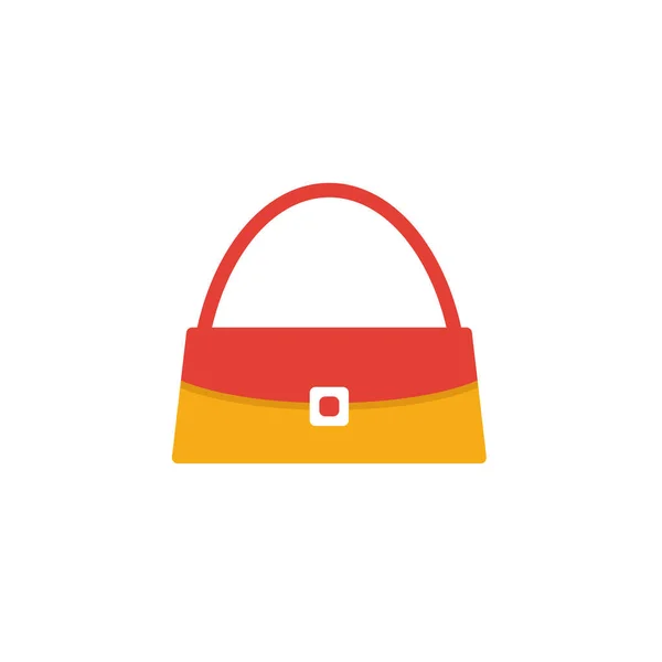 Female Bag icon. Simple flat element from clothes collection. Creative female bag icon for templates, software and apps — 스톡 벡터