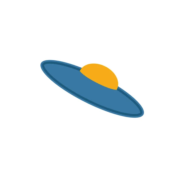 Hut-Ikone. einfaches flaches Element aus der Kleidersammlung. Kreatives Hutsymbol für Vorlagen, Software und Apps — Stockvektor