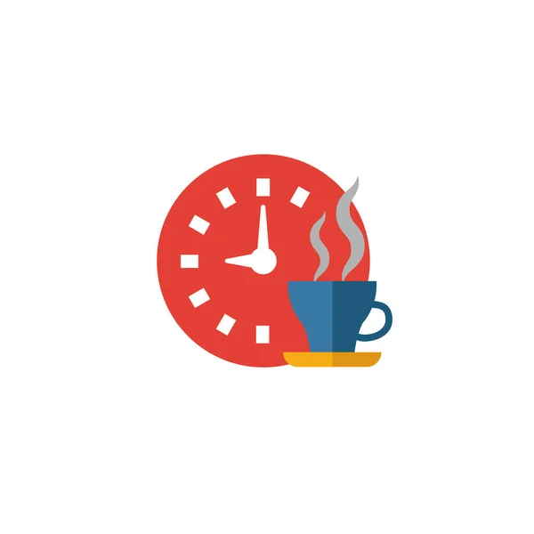 Coffee Time icon. Simple flat element from coffe shop collection. Creative coffee time icon for templates, software and apps — 스톡 벡터