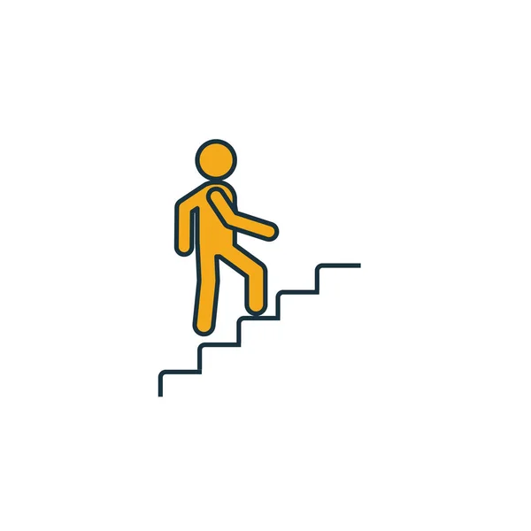 Treppe nach oben. einfaches Element aus der Sammlung von Schildersymbolen für Einkaufszentren. kreative Treppe nach oben icon ui, ux, apps, software und infografics — Stockvektor
