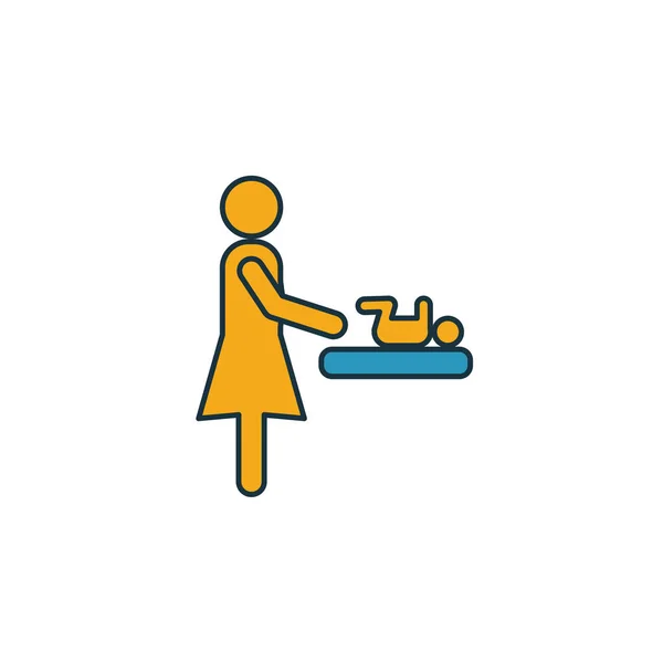 Mother And Baby Room icon. Simple element from shopping center sign icons collection. Creative Mother And Baby Room icon ui, ux, apps, software and infographics — 스톡 벡터