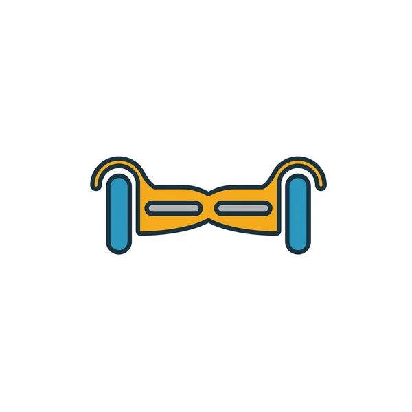 Icono del giroscooter. Elemento simple de la colección de iconos de dispositivos inteligentes. Creative Gyroscooter icono ui, ux, aplicaciones, software e infografías — Vector de stock