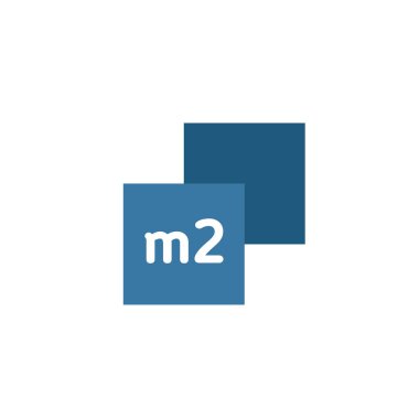 Metre kare simgesi. Emlak simgeleri koleksiyonundan basit bir element. Creative Square Meter simgesi ui, ux, apps, yazılım ve bilgi grafikleri