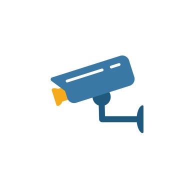 Güvenlik kamerası simgesi. Güvenlik simgeleri koleksiyonundan basit bir öge. Yaratıcı Güvenlik Kamerası simgesi ui, ux, app, yazılım ve bilgi grafikleri