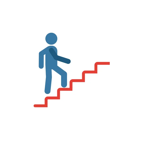 Treppe nach oben. einfaches Element aus der Sammlung von Schildersymbolen für Einkaufszentren. kreative Treppe nach oben icon ui, ux, apps, software und infografics — Stockvektor