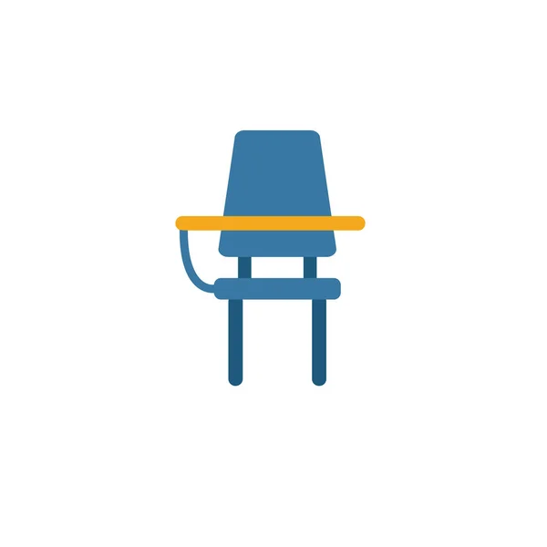 Icono de escritorio escolar. Elemento simple de la colección de iconos escolares. Creative School Desk icono ui, ux, aplicaciones, software e infografías — Archivo Imágenes Vectoriales