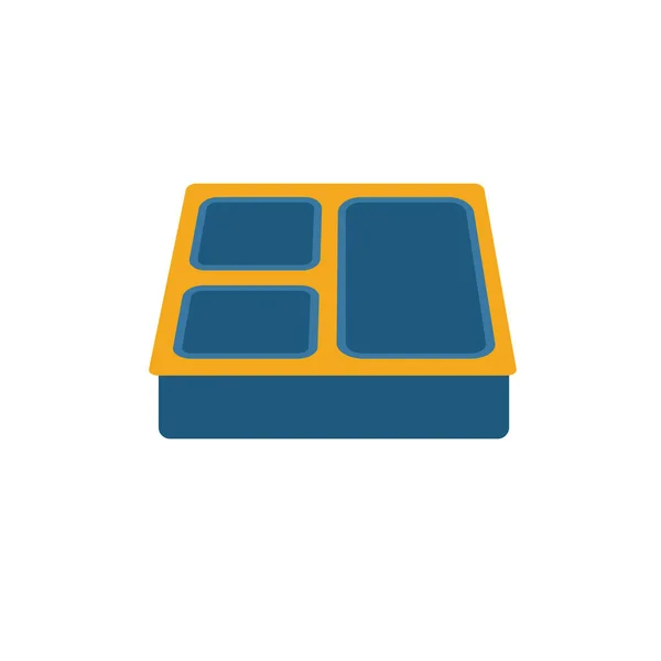 Icona del Lunch Box. Elemento semplice della collezione di icone scolastiche. Creative Lunch Box icona ui, ux, applicazioni, software e infografica — Vettoriale Stock