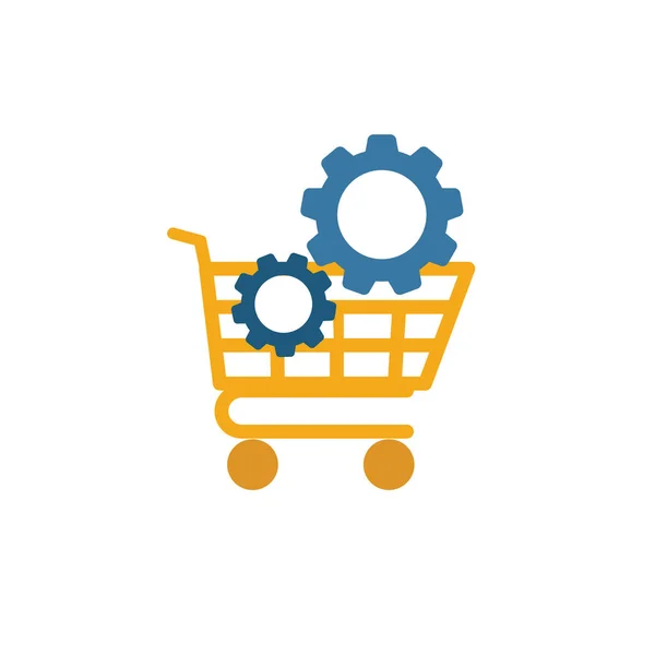 Icono de optimización de comercio electrónico. Elemento simple de la colección de iconos seo. Icono creativo de optimización del comercio electrónico ui, ux, aplicaciones, software e infografías — Vector de stock