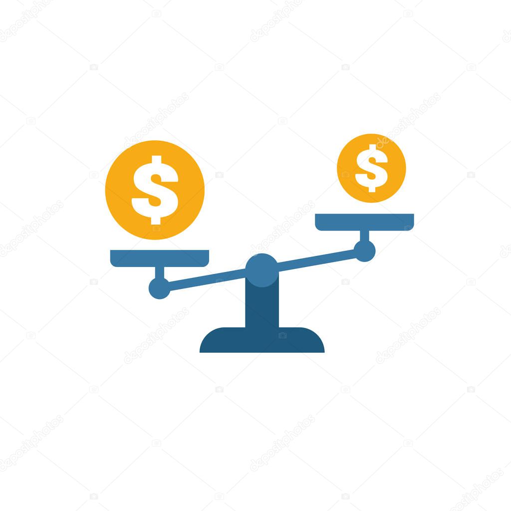 Liquidity icon. Simple flat element from crowdfunding collection. Creative liquidity icon for templates, software and apps.
