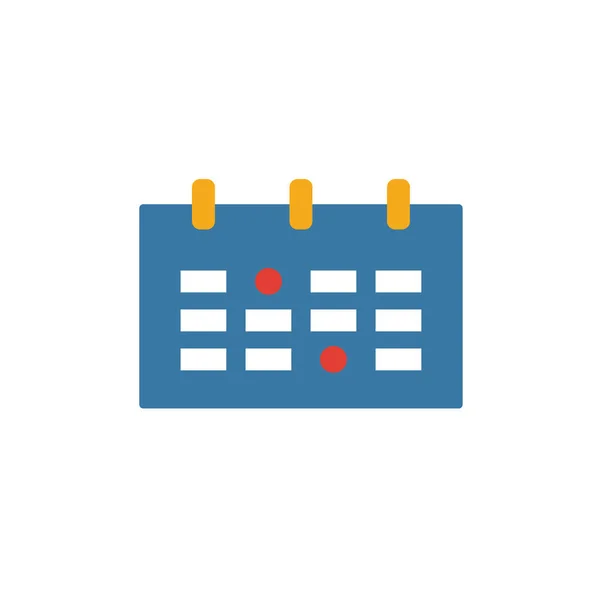Значок Календарь событий. Простой элемент из коллекции smm. Иконка календаря, приложения, программное обеспечение и инфографика — стоковый вектор