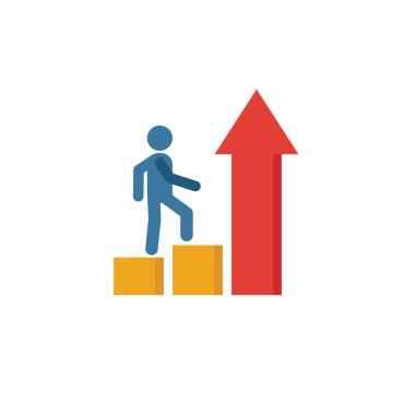 Gelişim Zihniyeti simgesi. Yumuşak beceri simgeleri koleksiyonundan basit bir öge. Yaratıcı Gelişim Zihniyeti simgesi ui, ux, apps, yazılım ve bilgi grafikleri