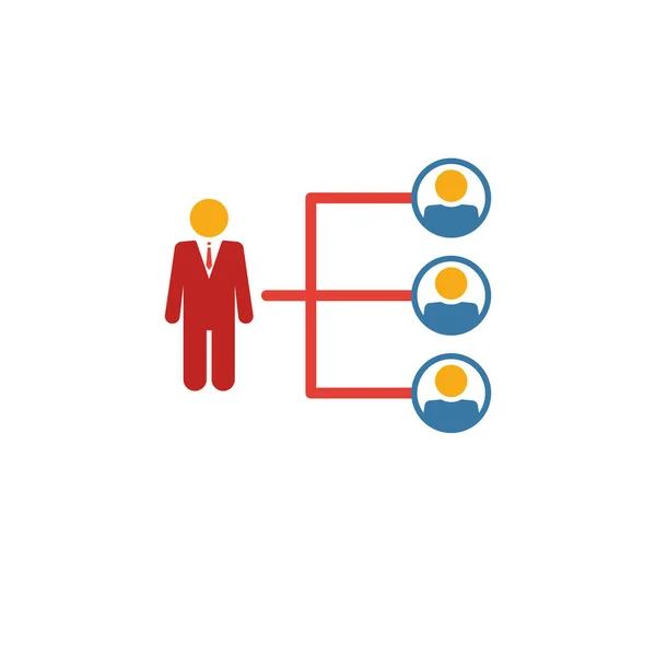 Ikona správy Hr. Jednoduchý prvek ze sbírky ikon lidských zdrojů. Ikona Creative Hr Management ui, ux, aplikace, software a infografiky — Stockový vektor