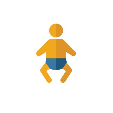 Bebek bezi ikonu. Bebek eşyaları ikon koleksiyonundan basit bir element. Yaratıcı Bez simgesi ui, ux, app, yazılım ve bilgi grafikleri