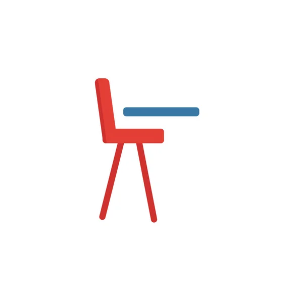 Ikone Kinderstuhl. Einfaches Element aus der Baby Things Icons Kollektion. Creative Child Chair icon ui, ux, Apps, Software und Infografiken — Stockvektor