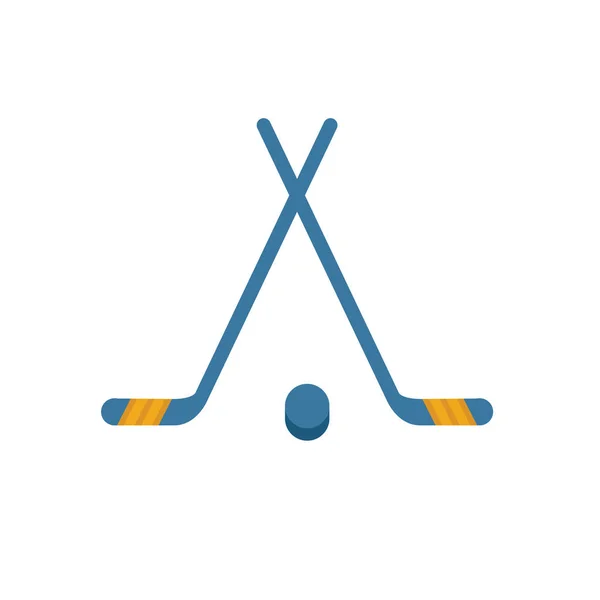 Піктограма хокею. Простий елемент зі збірки піктограм спортивного обладнання. Creative Hockey значок ui, ux, програми, програмне забезпечення та інфографіки — стоковий вектор