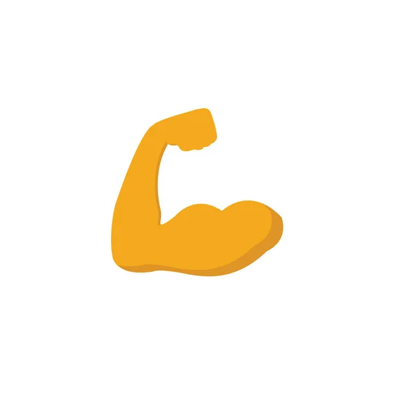 Biceps pictogram. Eenvoudig element uit de iconen van sportuitrusting collectie. Creatieve Biceps icoon ui, ux, apps, software en infographics — Stockvector