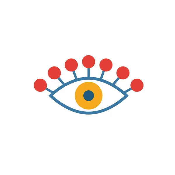 Vision-Symbol. Einfaches Element aus der Sammlung von Startup-Symbolen. Creative Vision icon ui, ux, Apps, Software und Infografiken — Stockvektor