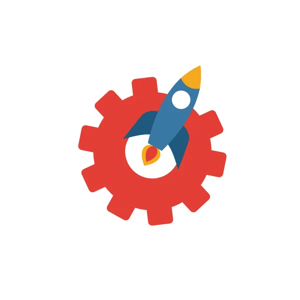Icona di lancio. Elemento semplice della collezione di icone di avvio. Creative Launch icona ui, ux, applicazioni, software e infografica — Vettoriale Stock