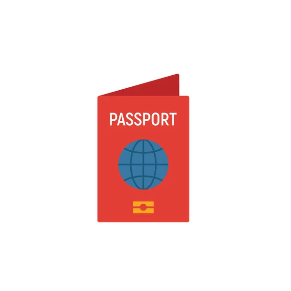 Internationellt pass-ikon. Enkelt element från turism ikoner samling. Creative International Passport ikon ui, ux, appar, programvara och infografik — Stock vektor