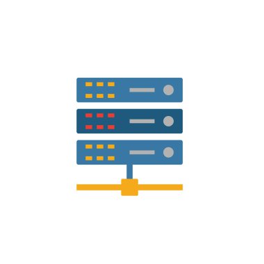 İnternet Sunucusu simgesi. Simge koleksiyonundan basit bir öge. Yaratıcı İnternet Sunucusu simgesi ui, ux, uygulamalar, yazılım ve bilgi grafikleri.