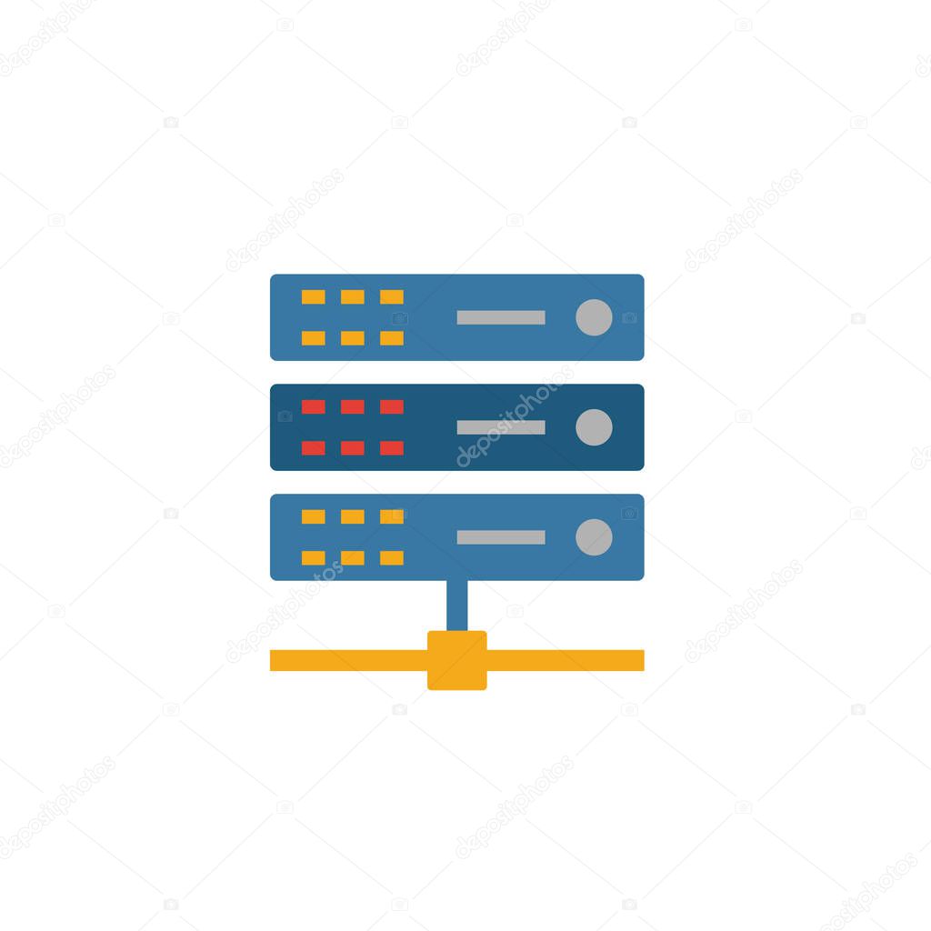 Internet Server icon. Simple element from icons collection. Creative Internet Server icon ui, ux, apps, software and infographics.