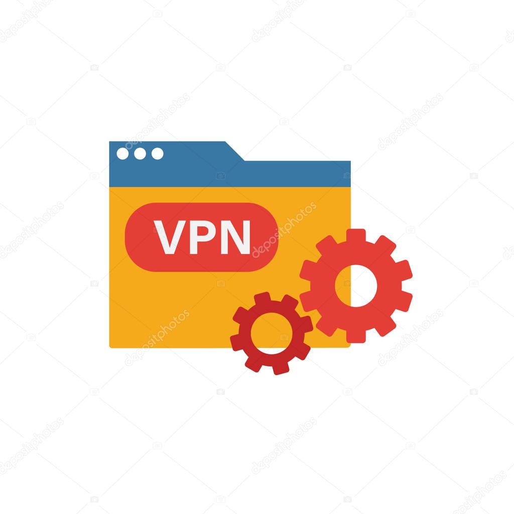 Vpn Software icon. Simple element from icons collection. Creative Vpn Software icon ui, ux, apps, software and infographics.