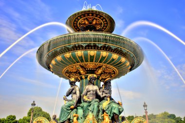 Çeşme Tarih Place de la Concorde, Paris, Fransa