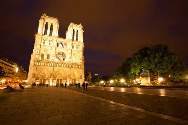 Notre Dame de Paris al atardecer, Francia —  Fotos de Stock