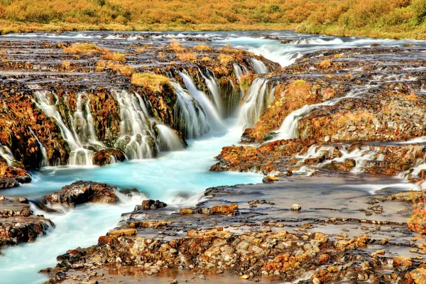 Bruarfoss Waterfall in Iceland — Stock Photo, Image