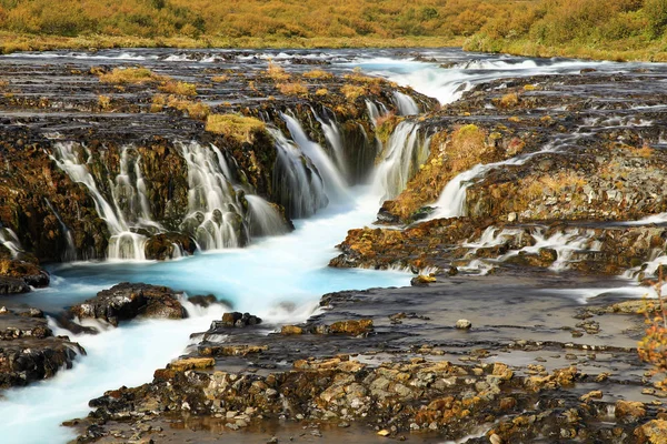 Bluterguss-Wasserfall in Island — Stockfoto