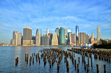 New York şehri Manhattan şehir merkezi.