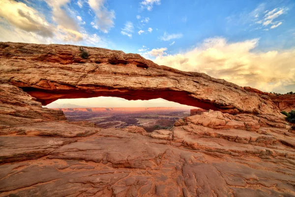 Mesa Arch at Sunset, Canyonlands National Park, Utah — Stock Photo, Image