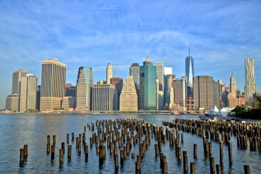 New York şehri Manhattan şehir merkezi.