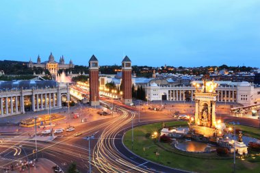 Işıklı Espana Meydanı, Barcelona