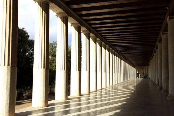 Stoa de Attalos em Athens, Grecia — Fotografia de Stock