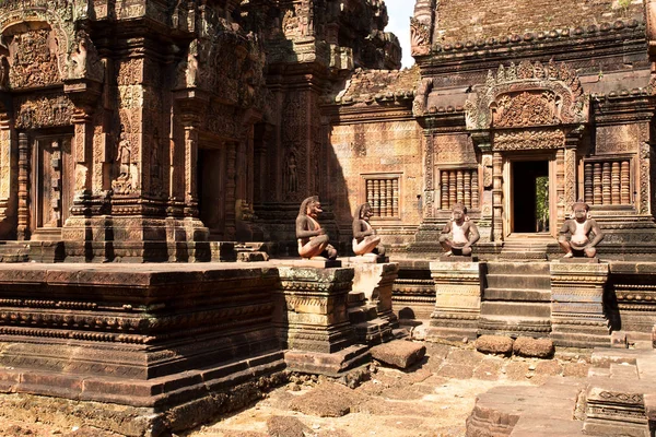 Templo de Banteay Srei, Templos de Angkor, Camboya — Foto de Stock