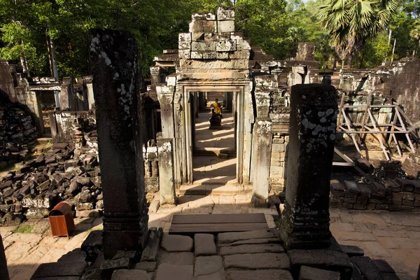 Templo de Bayon, Templos de Angkor, Camboya — Foto de Stock