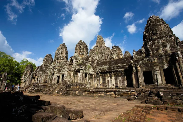 Templo de Bayon, Templos de Angkor, Camboja — Fotografia de Stock