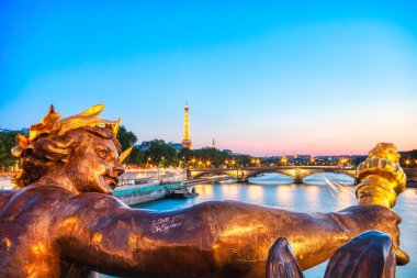 Eyfel Kulesi'nden pont alexandre III, paris