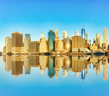 New York City Manhattan 'ın aşağısında, Sunrise' da, Brooklyn 'den Manzara, Ne