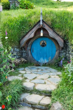 Shire'daki Hobbit Evi, Hobbiton Film Seti, Yeni Zelanda