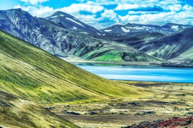landmannalaugar dağlar, İzlanda