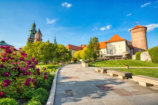 Hrad Wawel během dne, Krakov — Stock fotografie