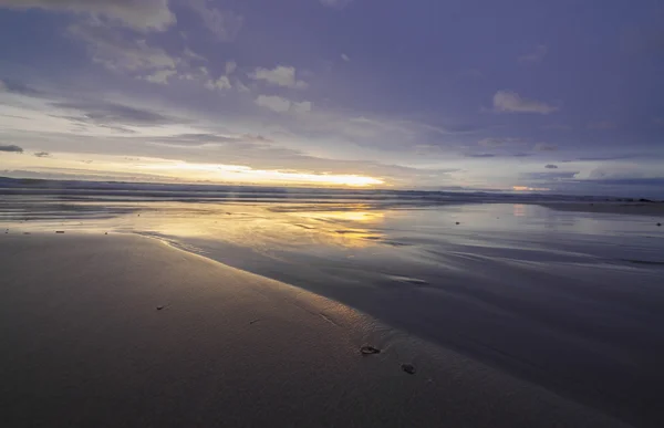 Soft sunset on beach — Stock Photo, Image