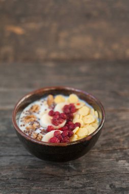 Kahvaltı smoothie kase