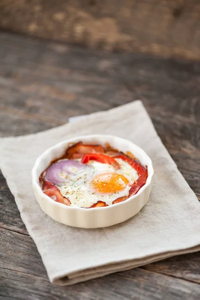 Huevos al horno — Foto de Stock