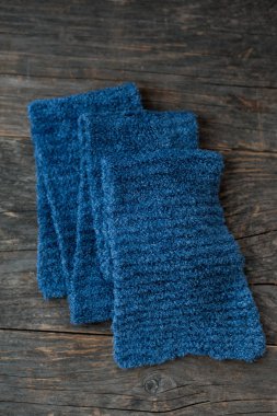 El yapımı örgü atkı