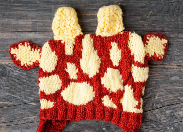 Winter knitted hat — Stock Photo, Image